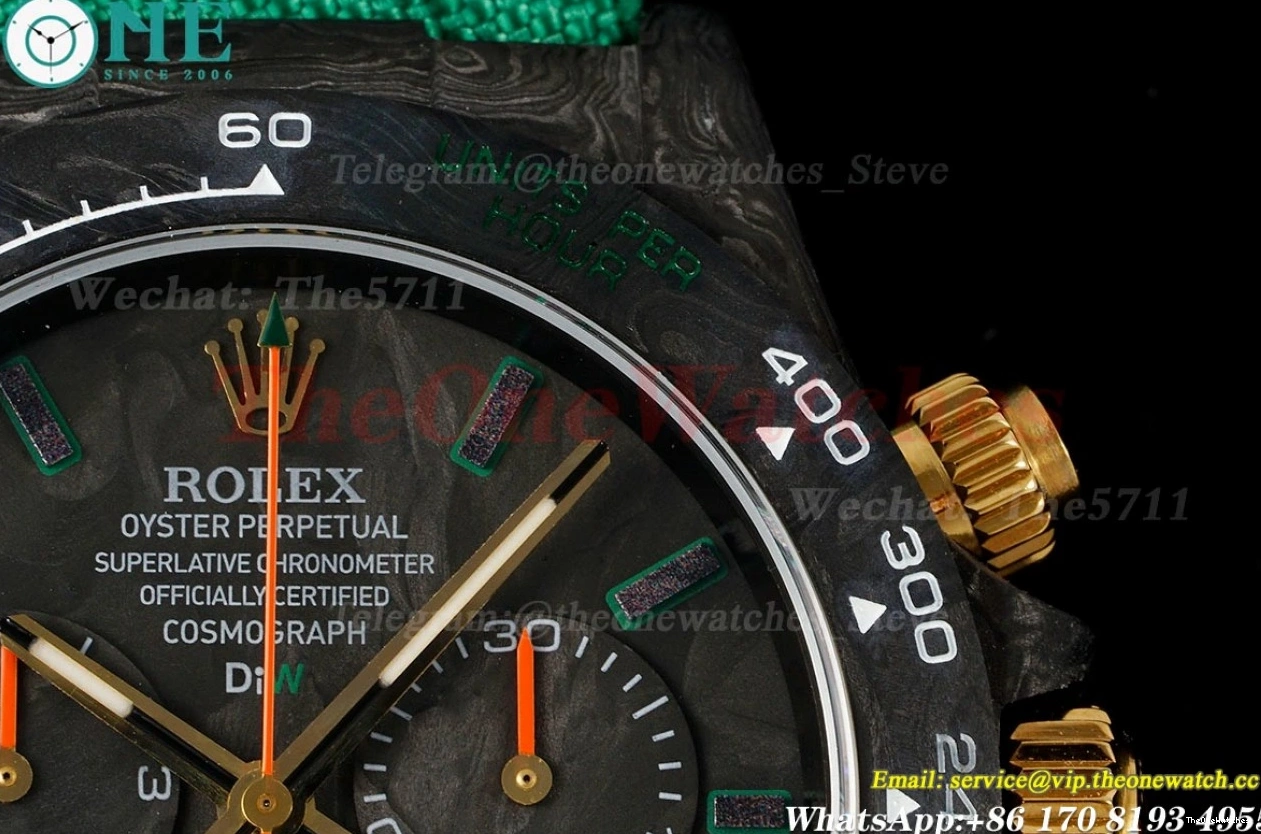 Black NY Daytona Diw Carbon Black 40mm DD4130 N6F 0410